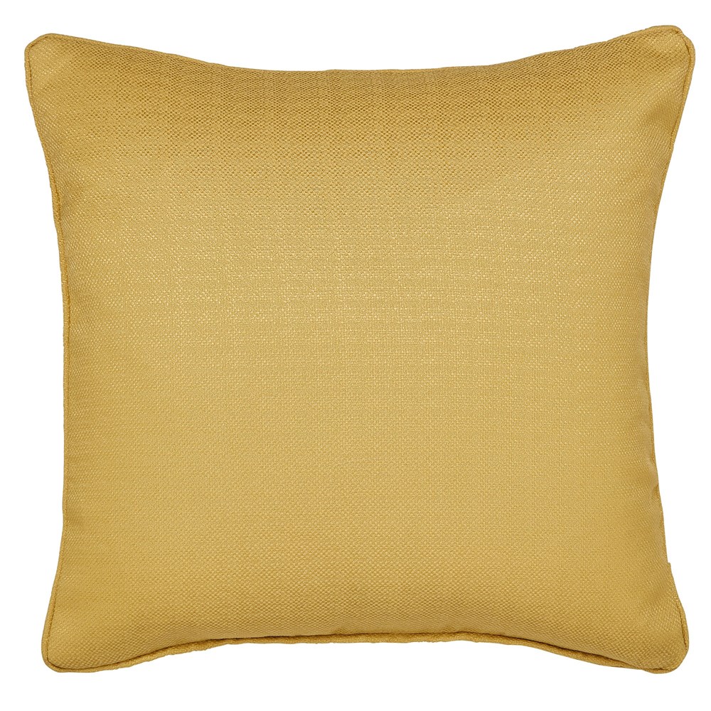 Eden Plain Cushion by Helena Springfield in Chartreuse Yellow
